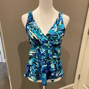 INC women’s tankini top